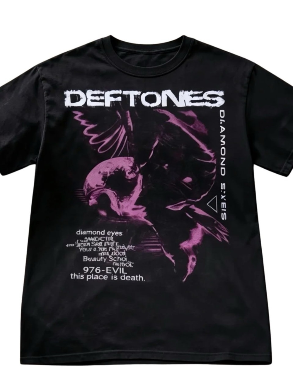 Gildan Black Tee with Deftones Graphic, Music Fan Shirt